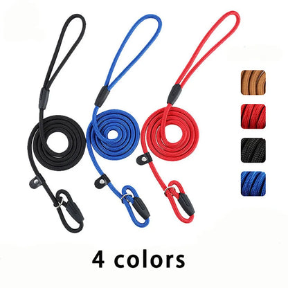 Explosion-proof P Chain Leash Outdoor Dog Walking Rope Nylon Braided Dog Leash