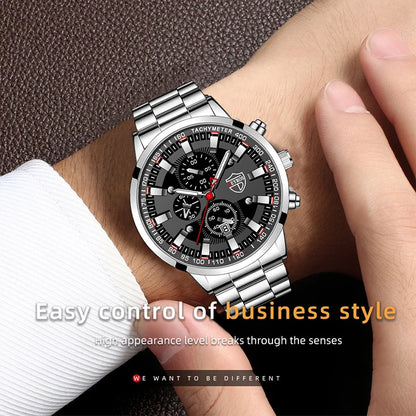 Luxury Man Casual Luminous Clock