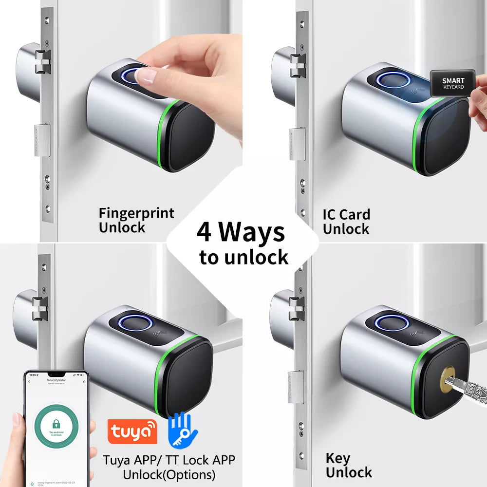 Smart Electronic Door Lock with DIY Cylinder Core