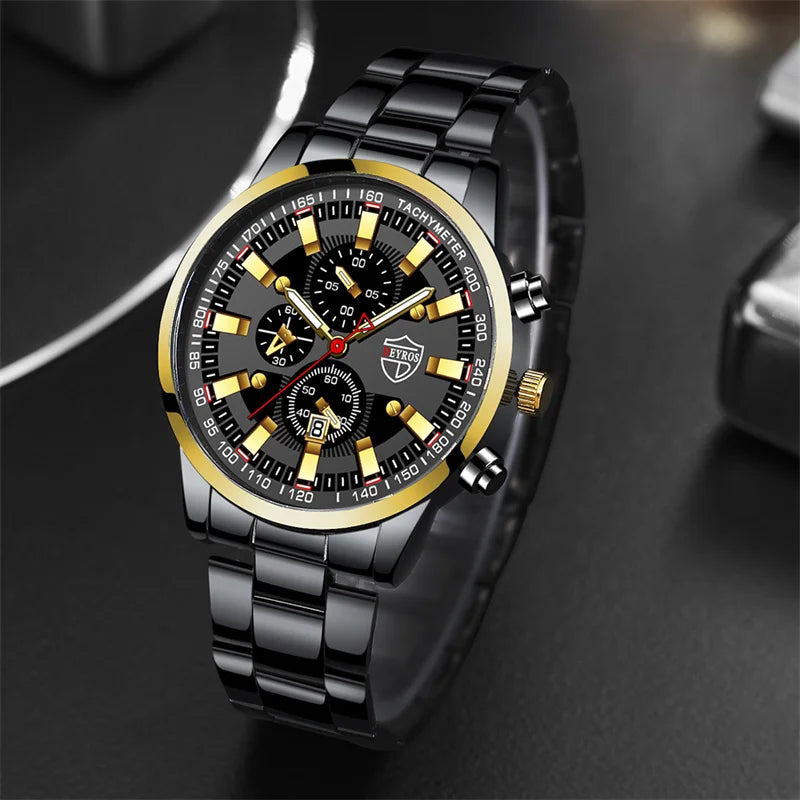 Luxury Man Casual Luminous Clock