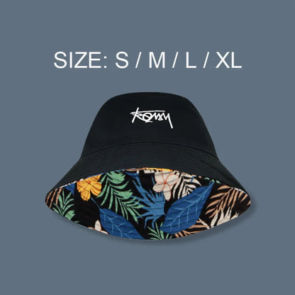 Head Size Fisherman Hat Male Reversible Hawaii Spring Hats