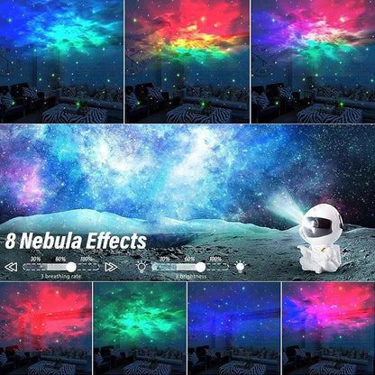 Star Projector Galaxy Night LED Light Astronaut Space Projector