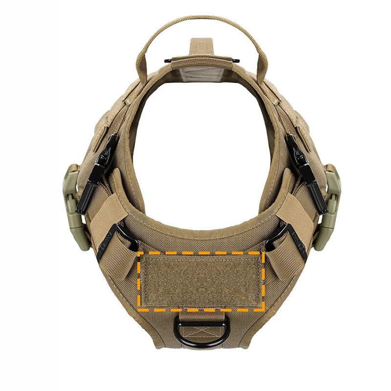 Military Tactical Dog Harness German Shepherd Pet