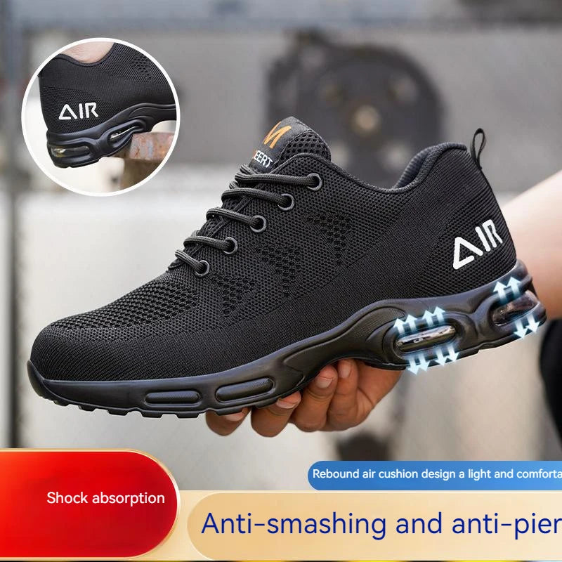 Air Men Safety Shoes Work Sneakers