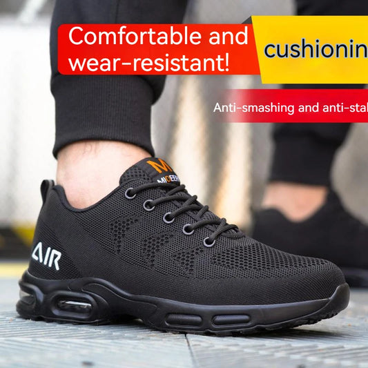 Air Men Safety Shoes Work Sneakers