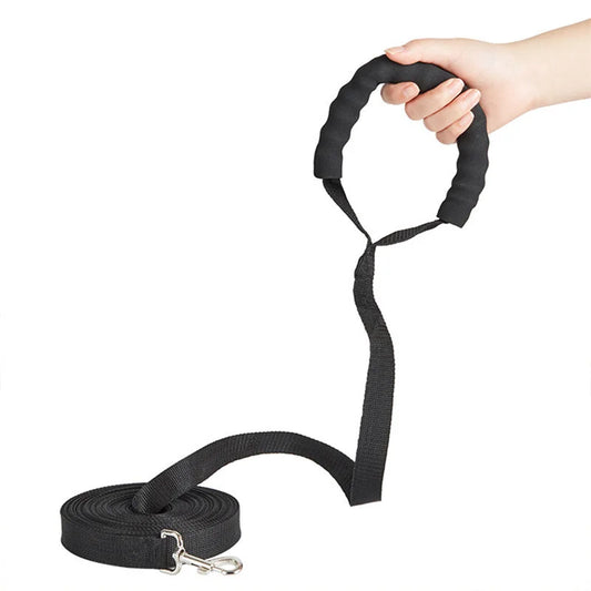 Long Dog Leash Rope with Comfortable Sponge Handle