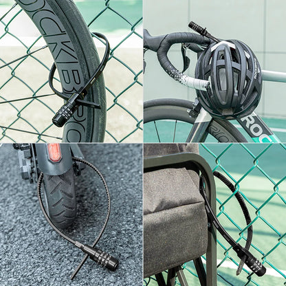 ROCKBROS Bicycle Lock 3 Digit Password