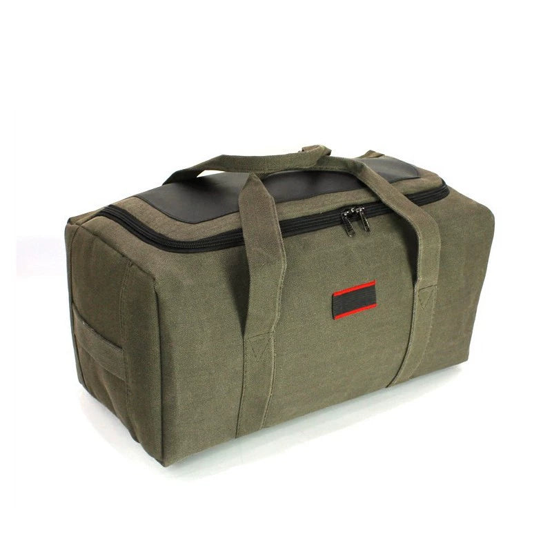 Extra Large Abrasion Resistant Canvas International Self-Driving Outdoor Luggage Bag