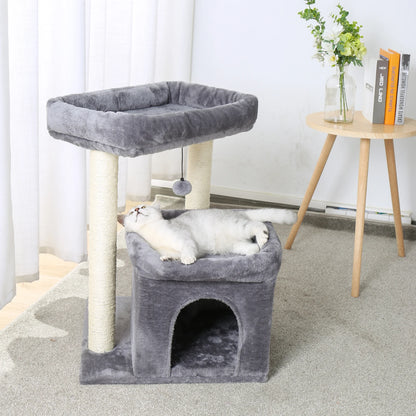 Cat Climbing Tower Multi-layer With Hammock