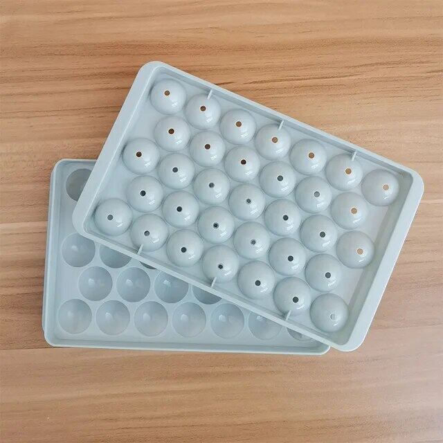 33 Ice Boll PP Mold Frozen Whiskey Ice Cube Tray Box