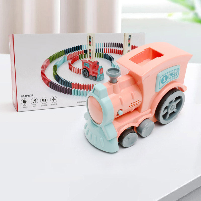 Baby Toys Car Puzzle Automatic Electric Building Blocks Train Toy