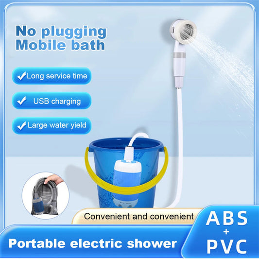 Outdoor Camping Shower Portable Electric Shower Gadget