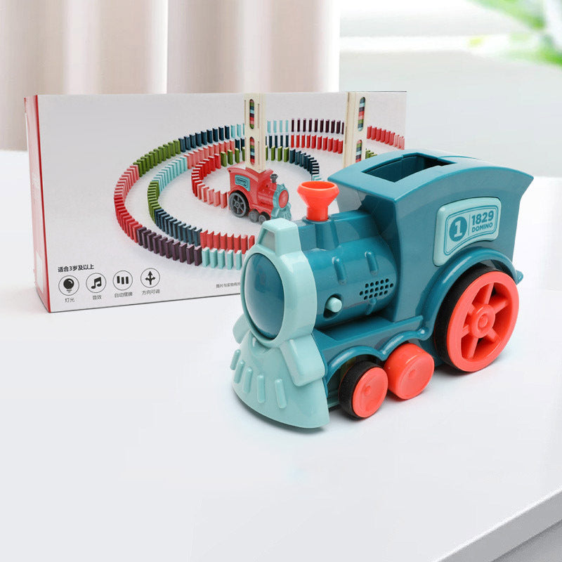 Baby Toys Car Puzzle Automatic Electric Building Blocks Train Toy